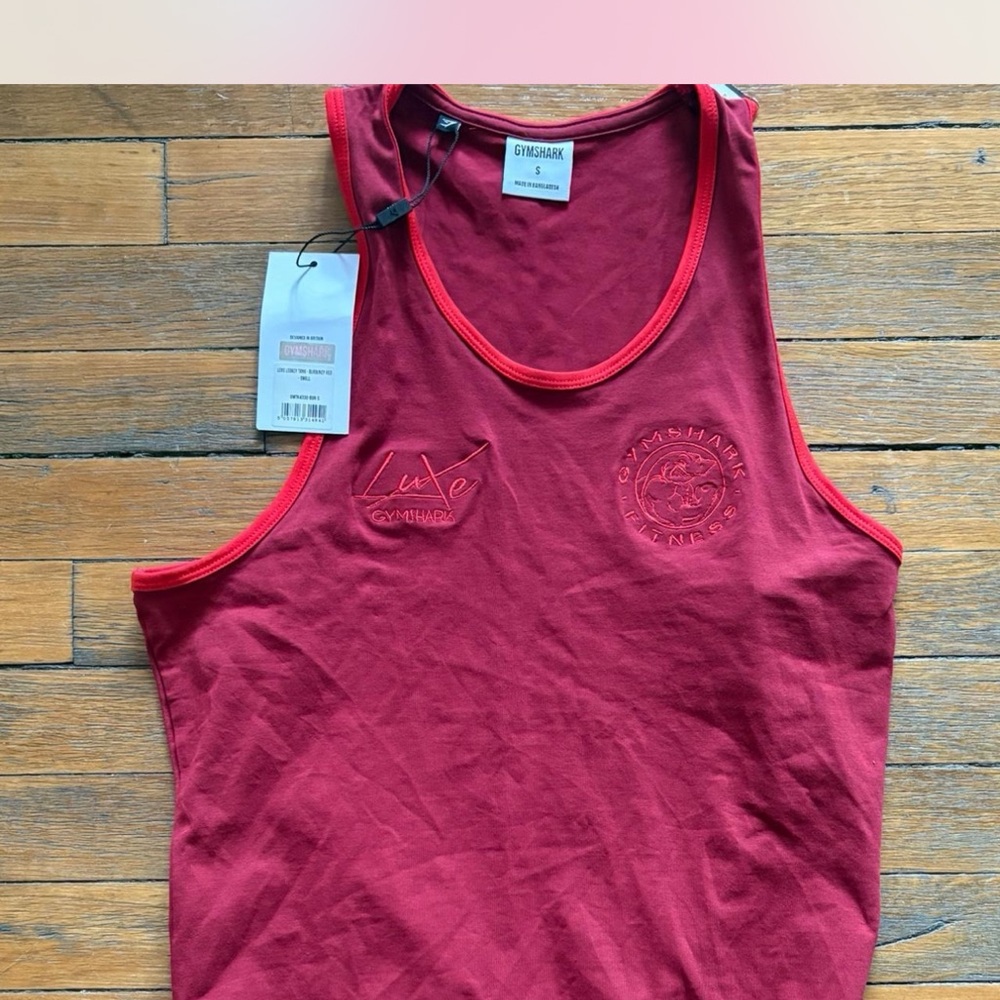 Gymshark Luxe Maroon Tank Top
